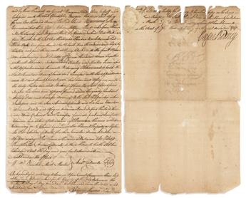 (SIGNERS.) Group of 9 items, each Signed by a signer of the Declaration of Independence.